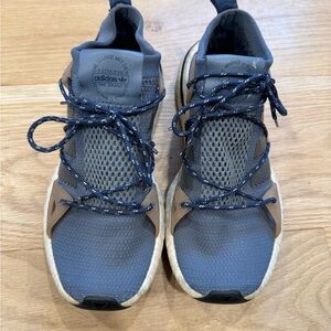 Adidas Gray and Tan Women's Sneakers